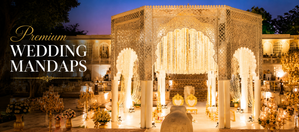 Custom wedding mandap decoration for Indian weddings