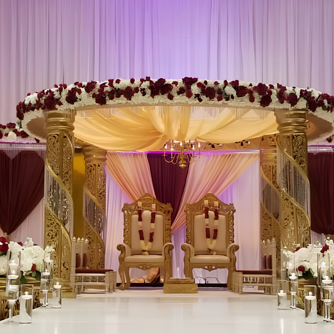 Wedding Mandap Chairs table